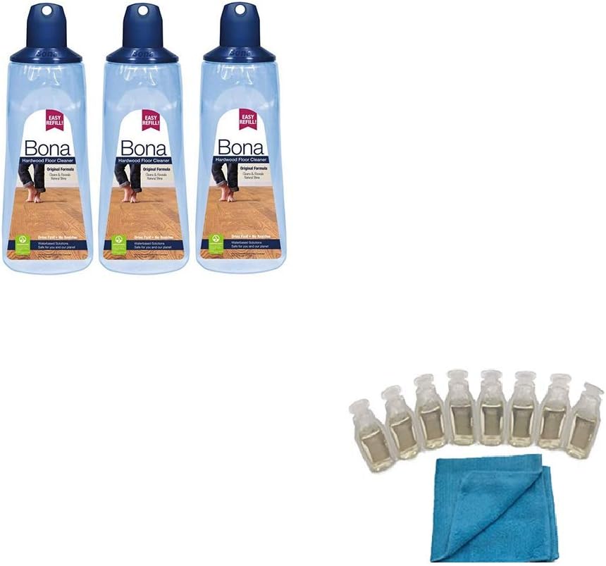 Bona Hardwood Floor Cleaner Refillable Cartridge 3PK Cleaning Kit