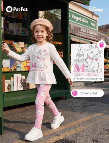 Image of Disney Minnie Mouse Frozen Princess Marvel Toddler Girls Clothes Long Sleeve Sweatshirt + Leggings 2pcs Outfits Set 2-6Y