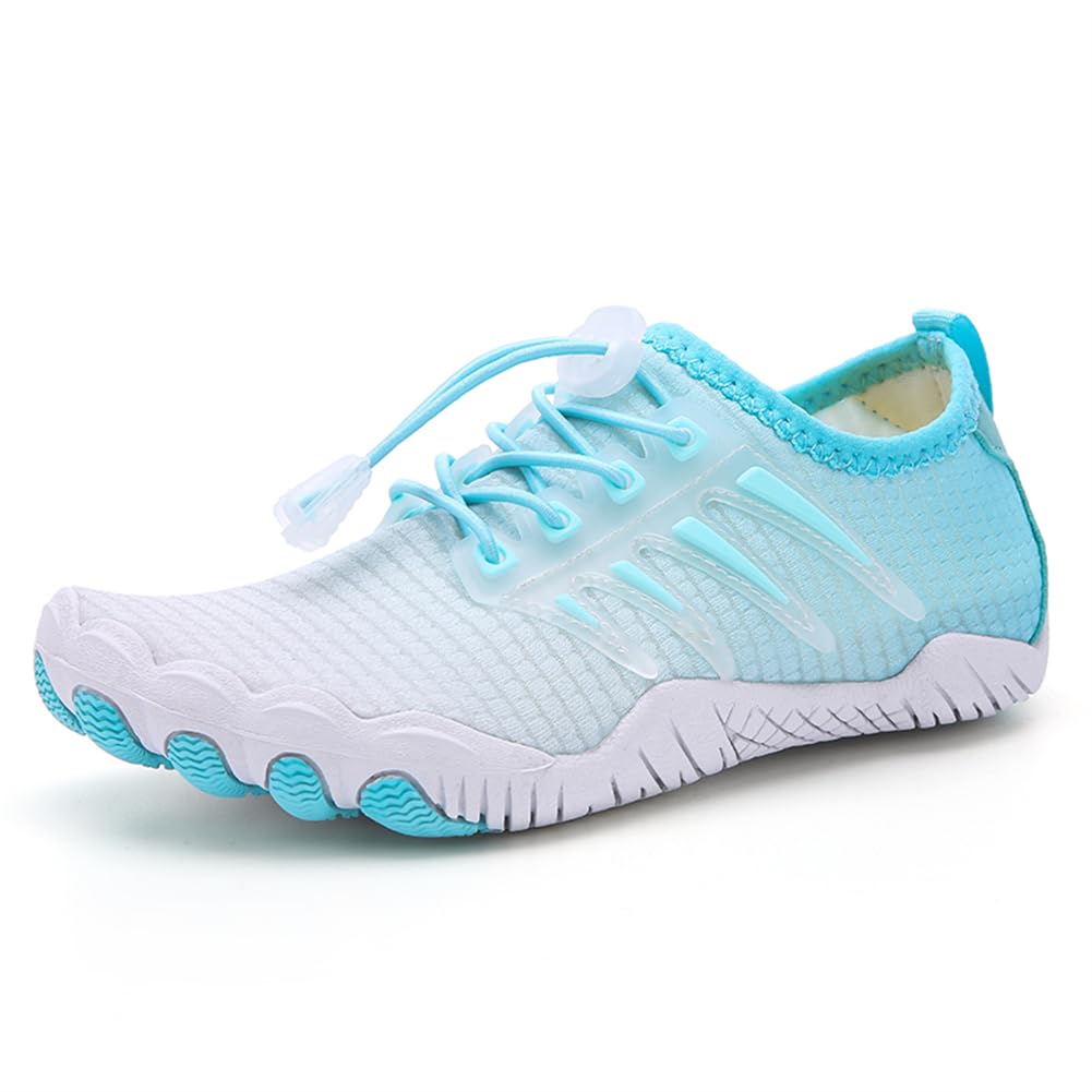 Wasserschuhe für Jungen und Mädchen, Unisex-Duschen-Schuhe,Fingerschuhe， Strandchuhe, schnell trocknende Wasserschuhe, Schwimmschuhe, Surfschuhe, Bachwander Größe 28-36