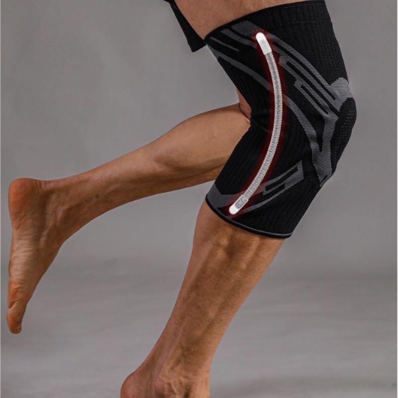 Sports Knee Pads Knitted Anti Slip Men's and Women's Shock-absorbing Outdoor Protective Gear