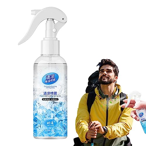 Niebla facial refrescante | Spray Calmante y Protector Rostro y Cuerpo 100ml | refrigeración verano, adecuados para bebés, niños y adultos, ideales para trabajadores al aire Lecerrot