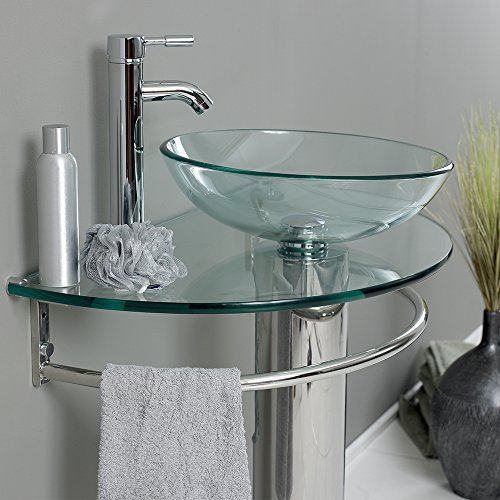 Fresca Bath Fvn1060 Attrazione Vanity With Frosted Edge Mirror #TOP3