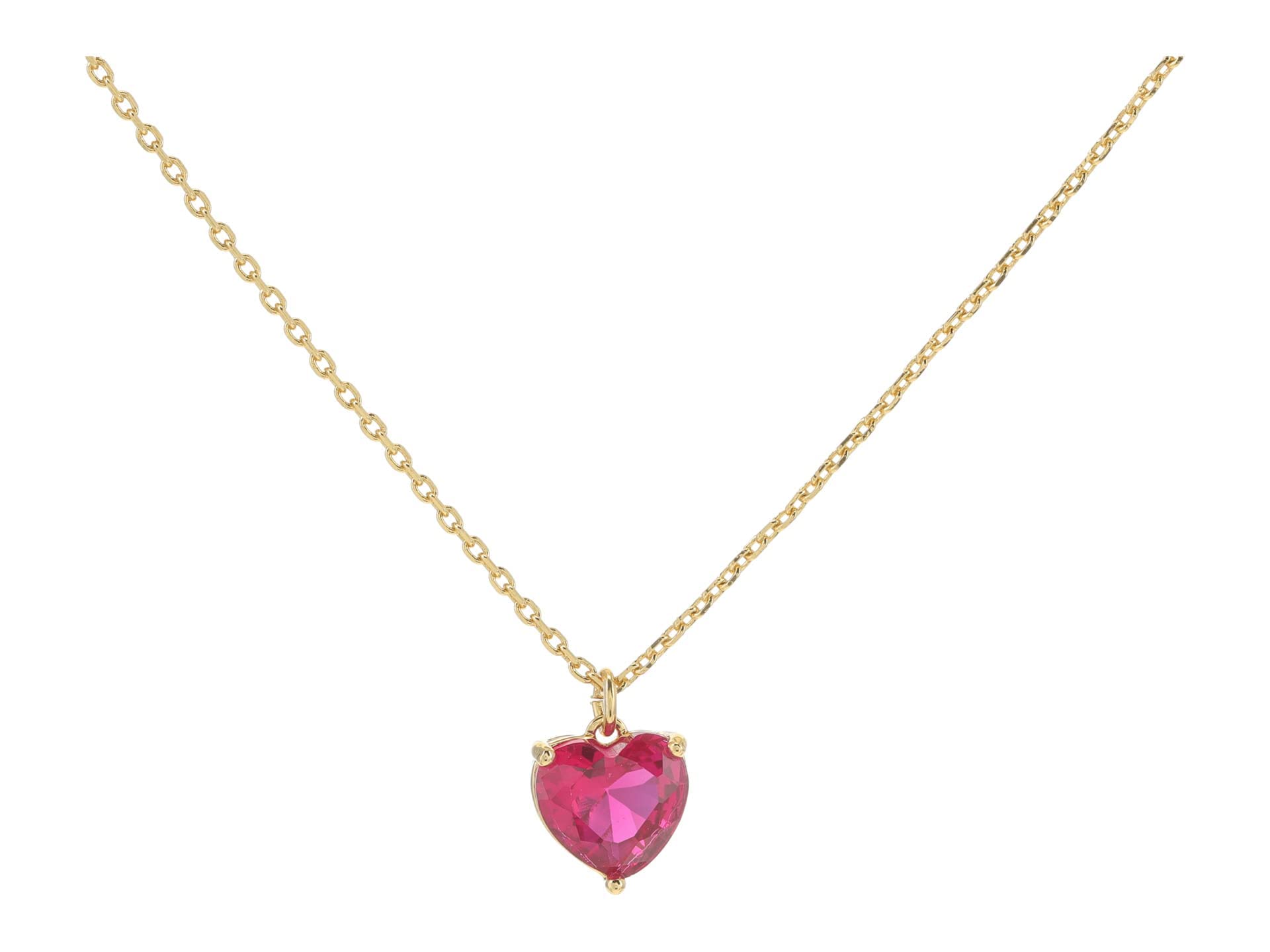 Kate Spade New York July Heart Pendant, Ruby