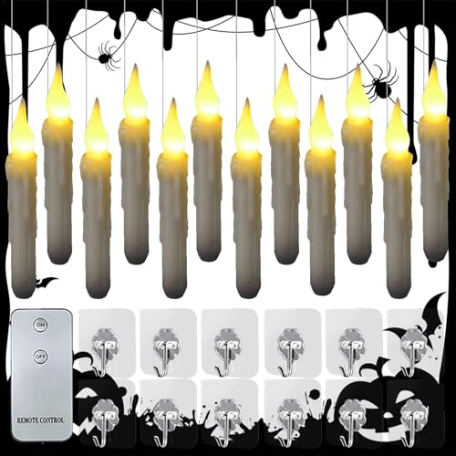 Velas flotantes con control remoto que eliminan el goteo de cera en candelabros