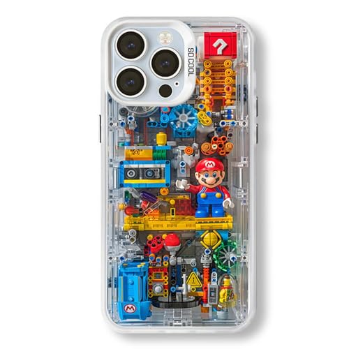 iPhone17Pro �p �P�[�X ���S�� ���J�j�J���}���I �X�}�z�P�[�X �N���G�C�e�B�u�ȍ\���f�U�C�� �ϏՌ��E���ϖh�~ ��^�J�����z�[�� �u���b�N�E�z���C�g�� �g�����f�B�ŃN�[���Ȍ��h �j�����p