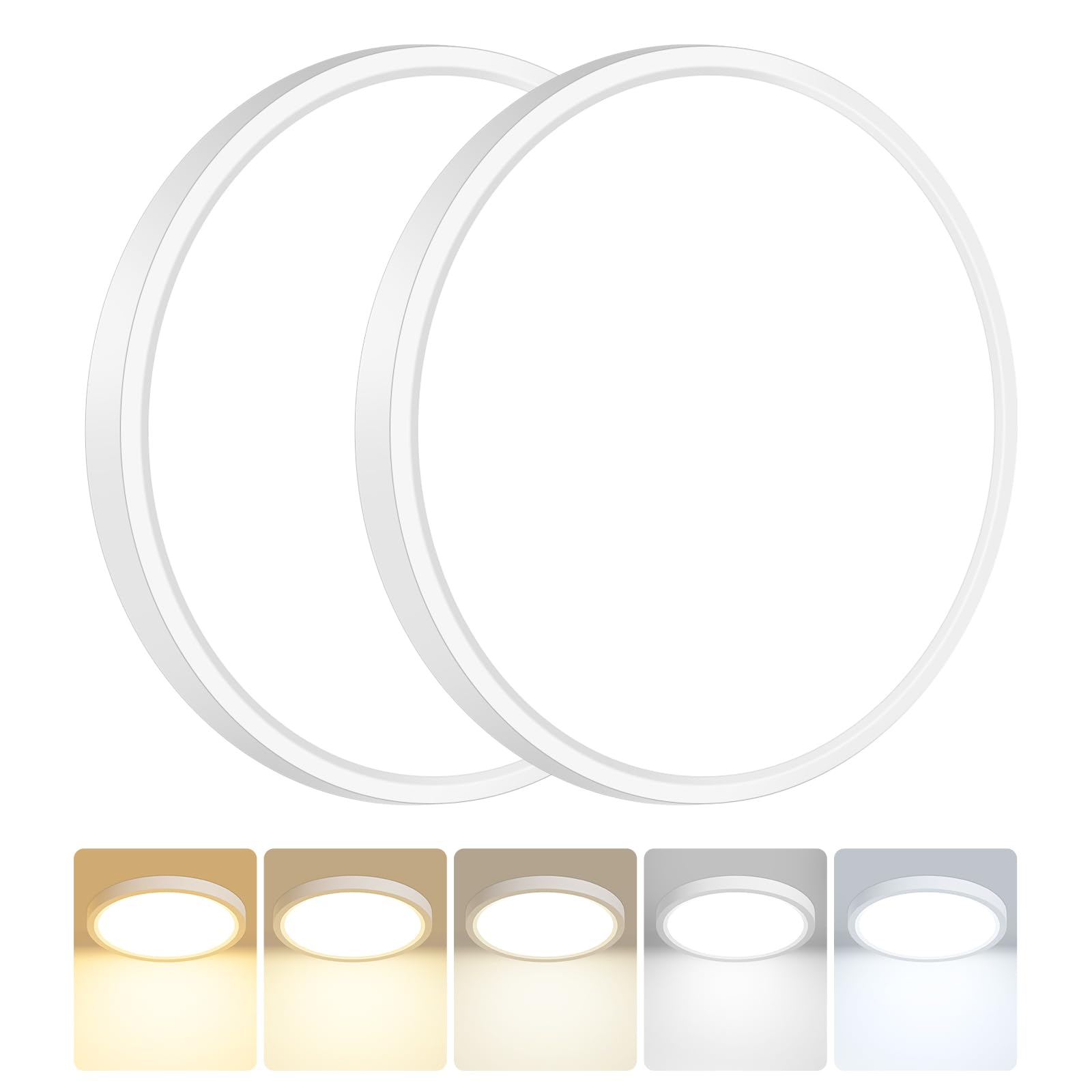 Peasur Deckenlampe LED Deckenleuchte Flach