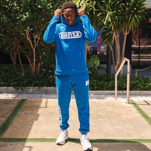 Battle Sports Classic Sweatpants, Standard Fit, Full Length, Elastic Waistband with Drawcord, Brushed Fleece4