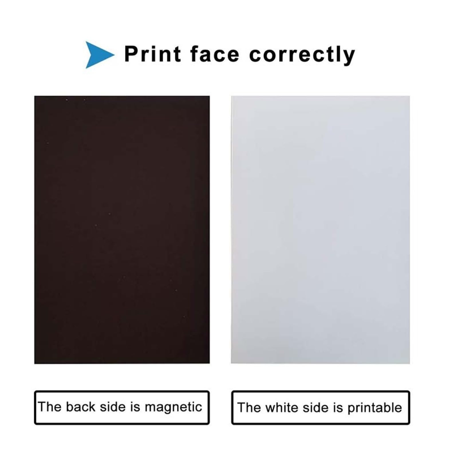Magnetyczny papier fotograficzny A4 4R pasta magnetyczna druk atramentowy papier fotograficzny błyszczący matowy naklejki Diy magnes na lodówkę Lucky (Color : Glossy A4 10pcs)