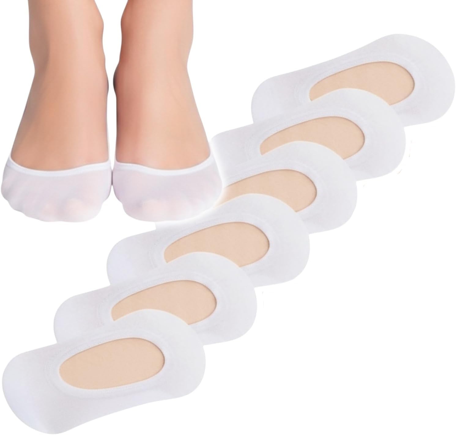 ToBeInStyle Men's and Women's No Show Footie Liners and Socks