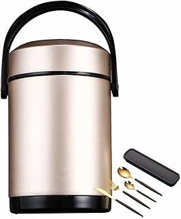 Butelka na żywność, z przegródką izolowany słoik na żywność ze stali nierdzewnej, izolowany próżniowo termos na żywność dla dorosłych i dzieci do noszenia lunch