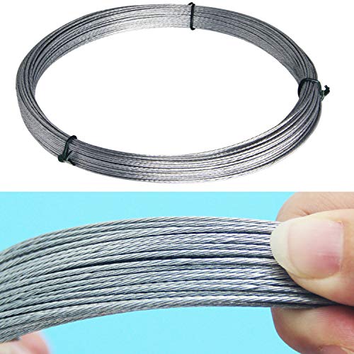 picture hanging wire 2 100-feet braided picture wire heavy for photo frame pictureartworkmirror hangingsupports up to 30lbs