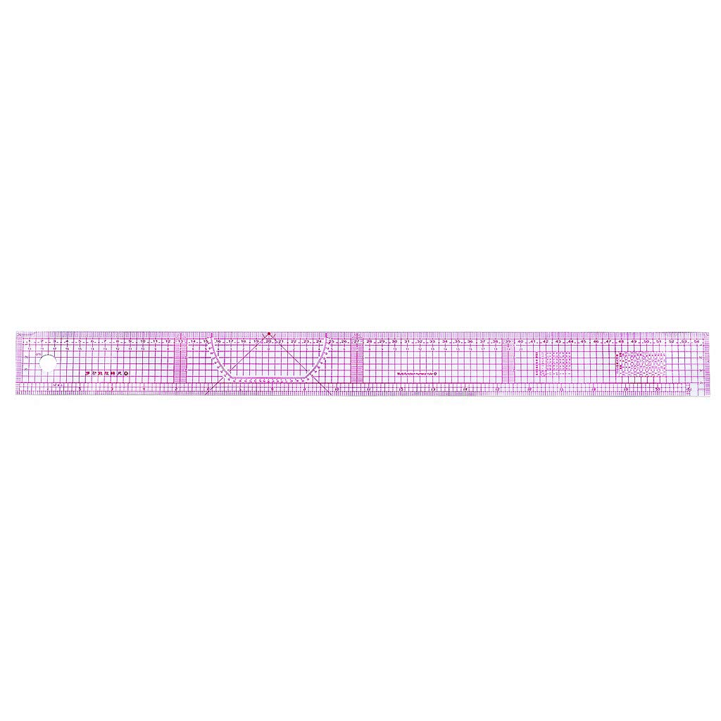 Set De 4 Règles De Couture Courbes - Pour Patrons Et Modélisme - Plastique Transparent