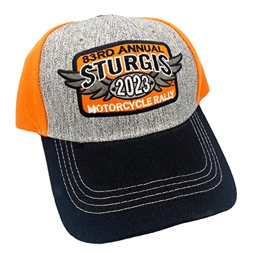 Biker Life Clothing 2023 Sturgis Motorcycle Rally Smoke Wings Hat ONE Color
