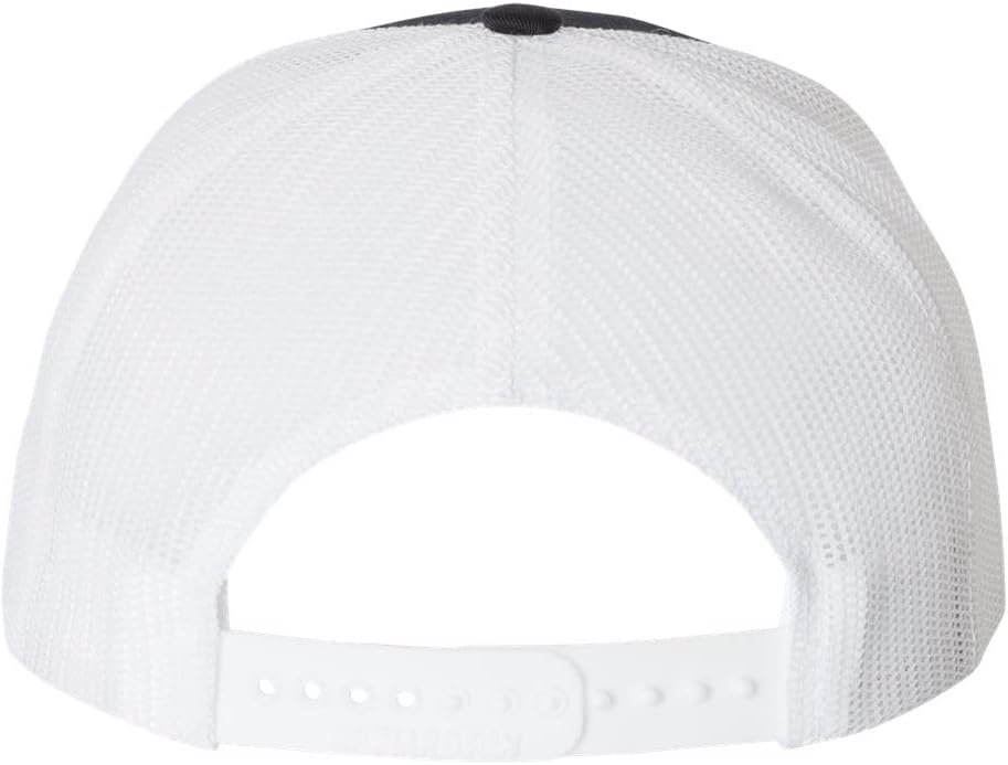 Ford Racing Motorsports Logo Side Panel Laser Engraved Leather Patch Richardson 112 Snapback Trucker Hat Cap