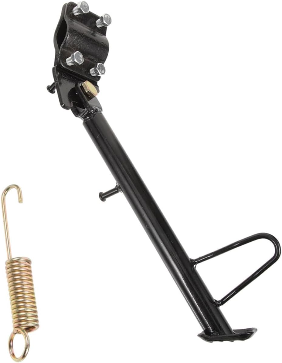 Motorcycle Kickstand Replacement Side Stand Metal Electric Scooter Support Bracket Stable Side Support for Enhanced Balance and Parking Safety