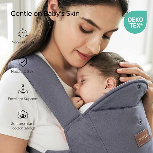 Image of Momcozy Newborn Carrier WeeSnug - Lightweight and Cozy Comfort for 7-25 lbs
