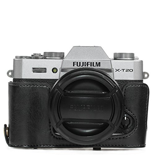 Funda de cuero para cámara MegaGear MG981 negra miniatura 6