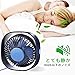 Ablon Desk Fan, Small Table Personal Portable Mini Fan Powered by USB, 3 Speed and Quiet Design for Desktop Office（Navy Blue）