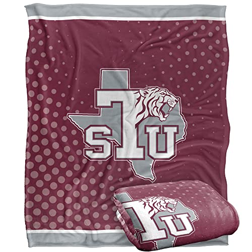 Texas Southern University Blanket, 60"x80" Logo Dots Silky Touch Super Soft Throw Blanket