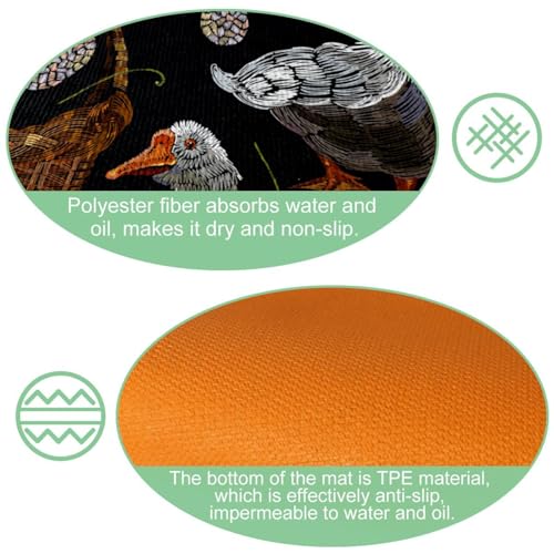 Alfombra de cocina lavable y mullida para proteger tu suelo de manchas y agua 6