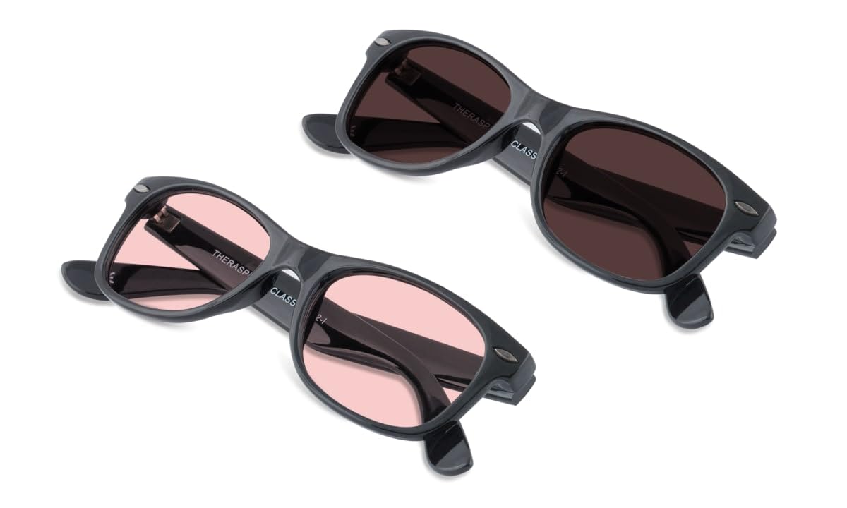 TheraSpecs Classic Glasses for Light Sensitivity (Bundle)