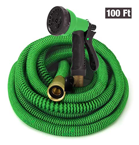 GrowGreen Hoses, Expandable Garden Hose, Water Hose with High Pressure Hose Spray Nozzle