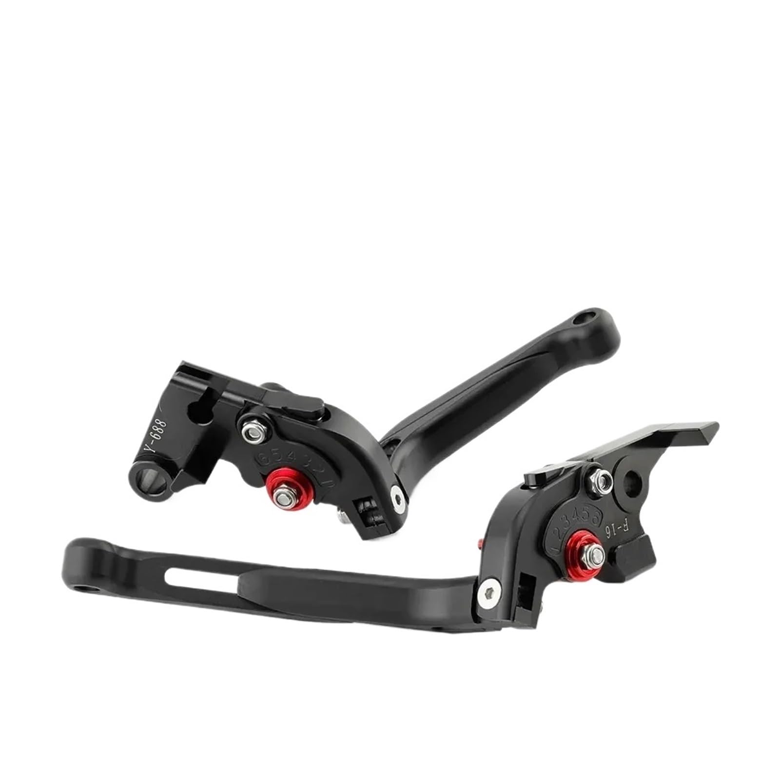 Riderai Extendable Motorbike Clutch Levers 2024 Black Motorcycle Foldable Brake Clutch Lever For Honda Cb750 Xl750 For Transalp For Hornet(Extendable)