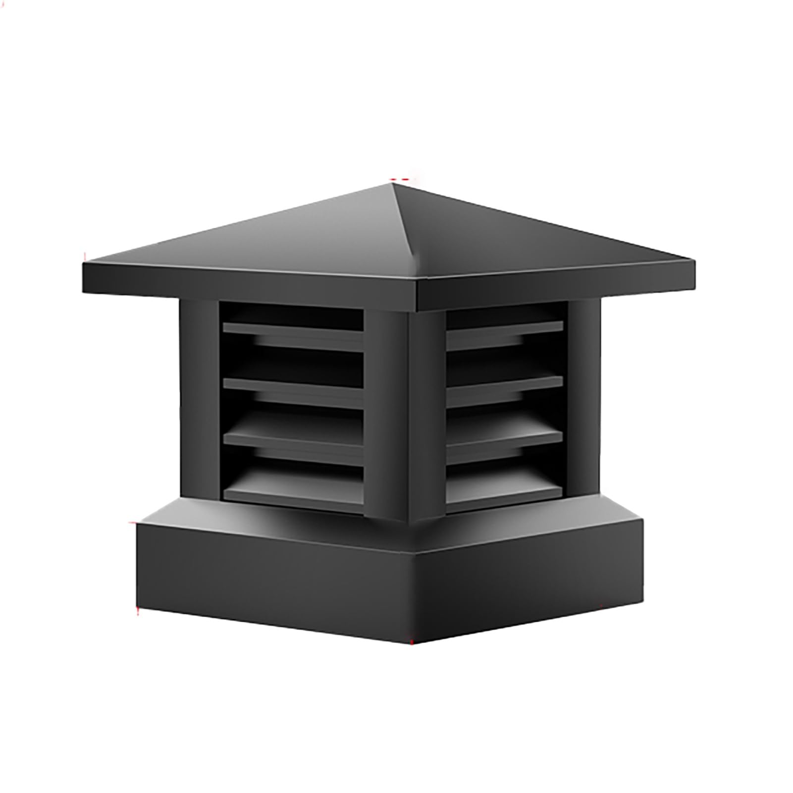 BHFLJSAQ Chimney Rain Caps,Universal Fit Chimney Rain Guard - Rust Resistant Fireplace Chimney Cap with Mesh Protector - 22x22 Inch Draft Stopper for Roof Vent & Flue Cover