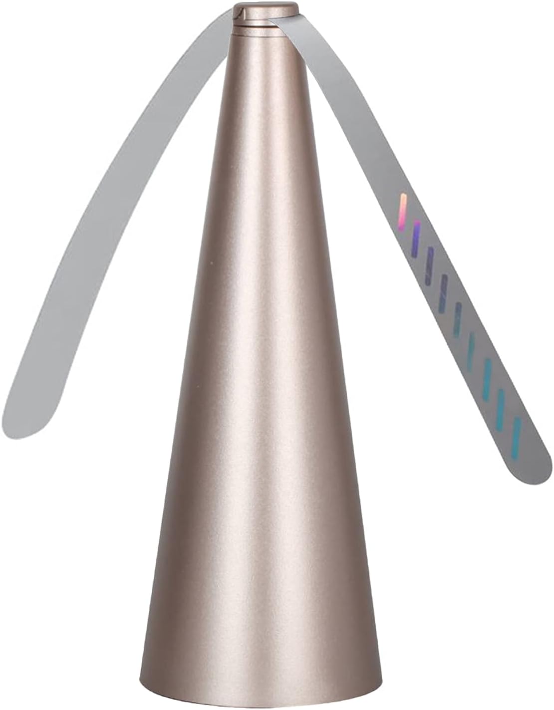 Kytpyi Fly Repellent Fan, Fan for Table, Deterrent Away Bug Mosquito Pest Outdoor Indoor, Restaurants, Picnic, Party, to Keep Flies Bu gs from Your Food (Gold), 9x9x25 cm (AM02670611KY)