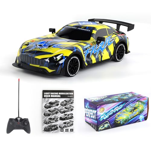 Vsunhoo Hobby RC Car, 25 KPH High-Speed 4WD Drift RC Car, 2.4 GHz Remote Control Car, All-Terrain Electric Vehicle,TDLRC007Y