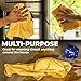 Premium 2pk Mini +1 Free Shammy Cloth for Car Drying - 17”x13” - Super Absorbent Chamois Towel for Car - Scratch-Free, Reusable & Soft
