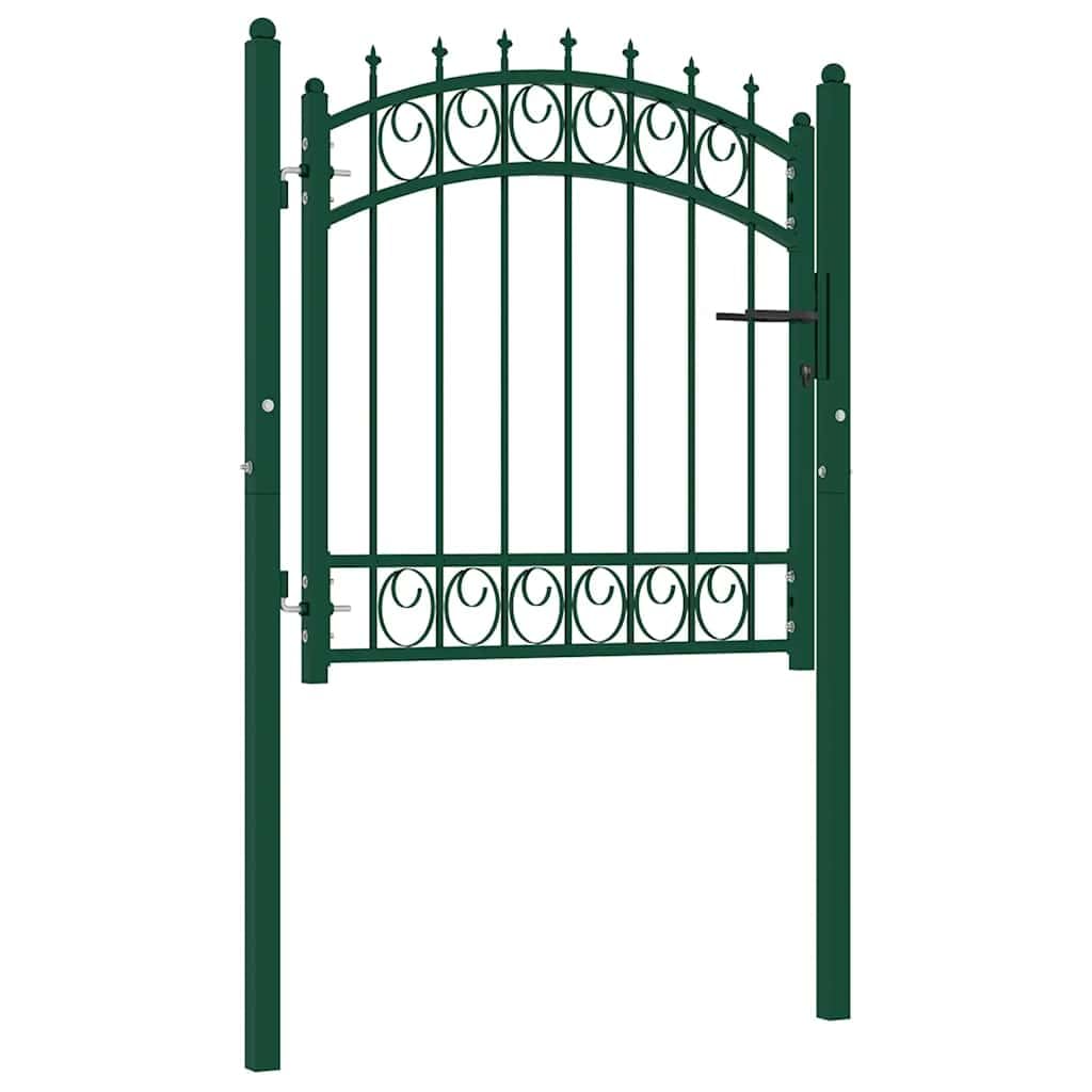 Portail de jardin pour cour et terrasse EMMEN vert 150 cm