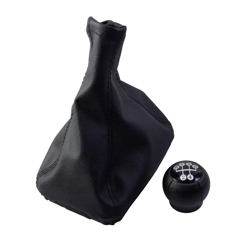 YDXHERTA Auto Accessory 5Speed Gear Shift Knob for Opel Corsa Combo C 2001-2011 2002 2003 2004 2005(Ball and leathercase)