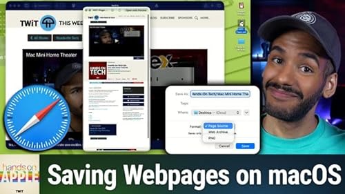 Hands-On Apple 219: Archiving & Exporting Webpages in Safari