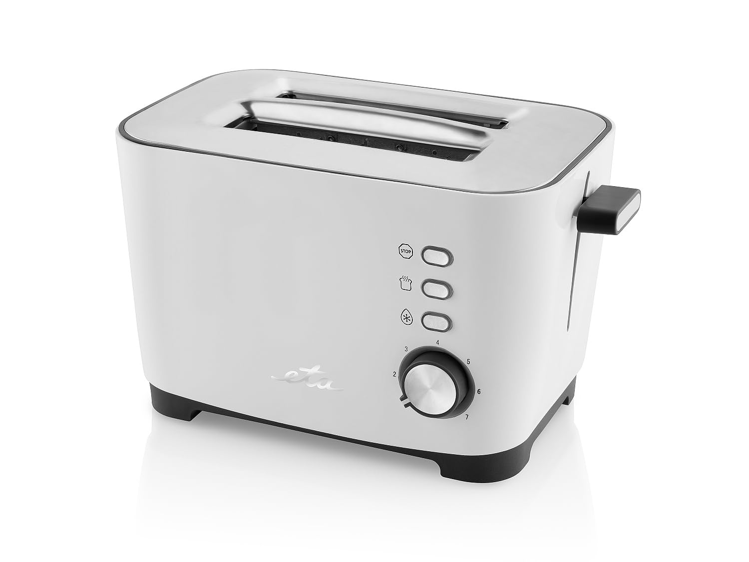 ETA Toster Ronny – 800 W, na 2 kromki, 7 stopni podgrzewania, funkcja rozmrażania