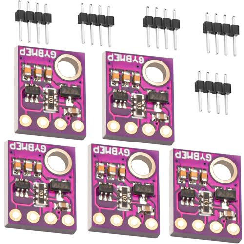 Caratteristica 3: il modulo sensore BME280-5V è piccolo e leggero, perfetto per smartphone, previsioni meteo, indicatori di velocità verticali, dispositivi di controllo di volo, navigazione interna ed esterna, dispositivi smart home e molto altro ancora.