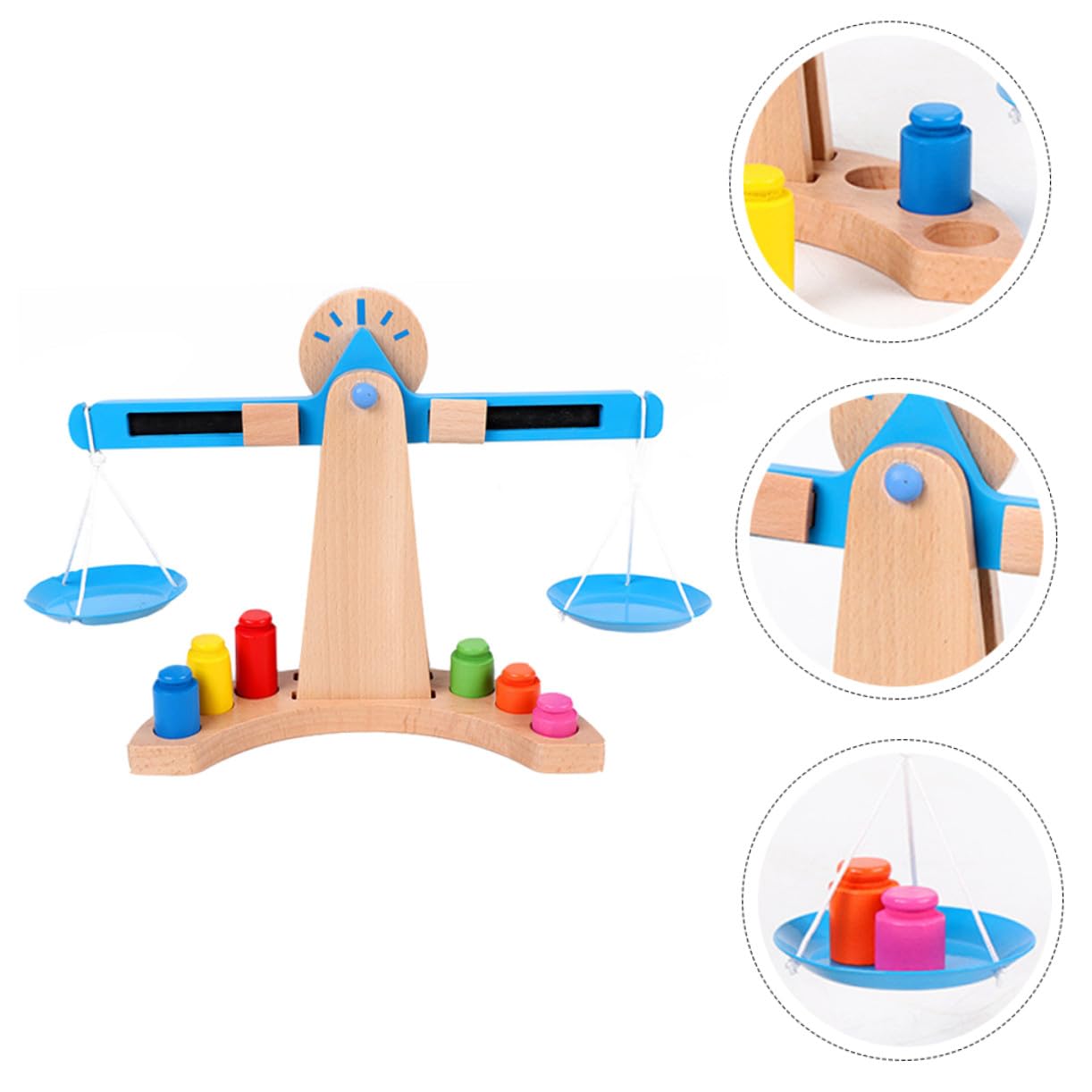 NOLITOY Juguete Educativo de Madera Infantil de Cálculo para Niñas Desarrollo Cognitivo y Coordinación Mano-Ojo