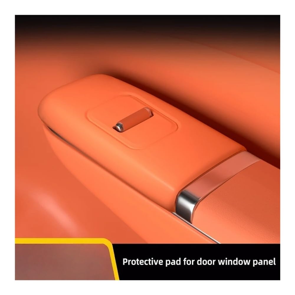 Protezione cruscotto in Moquette 4 Pezzi per Lynk&Co 900 2025 Pannello dei Pulsanti della Portiera Dell'auto Copertura Protettiva in Silicone Accessori Interni