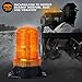 Xprite 30 LED Amber Forklift Beacon Strobe Light Safety Warning Flashing Lights for 10-110V Mower, ATV, Trucks, Tractor, Golf Carts, UTV, Cars, Bus-2PCS