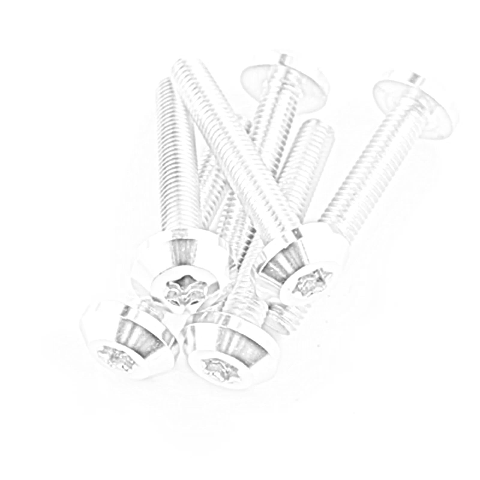 Viti per Carrozzeria Set Compatibile con Suzuki per SV650 per SV1000 Accessori Moto Kit Completo di Bulloni per Carenatura Completa Viti Dadi Clip Bulloni per Moto Viti Dadi(Black)
