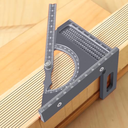 Regla de Ángulo para Carpintería de Aleación de Aluminio miniatura 2