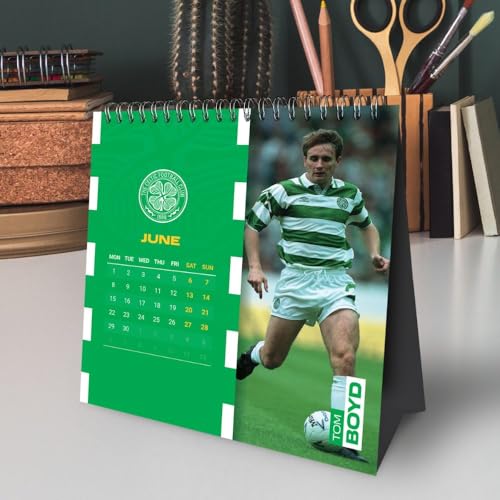 2026 CALENDAR CELTIC FC MONTH TO VIEW DESK EASEL OFFICIAL PRODUCT - Image 5