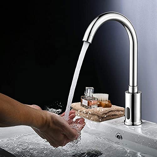 Grifo de agua fría y caliente inteligente de cobre con sensor automático de infrarrojos premium 2
