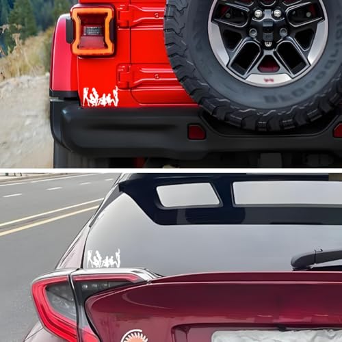 Image of 6.3 inch Stickers Sexy Funny Decal Reflective Vinyl Stickers for Car Bumper Window Laptop (Sexy Women White)