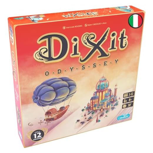 Asmodee: Dixit Odyssey, Gioco da Tavolo di Immaginazione e Fantasia, 3-12 Giocatori, 8+ Anni, Edizione in Italiano