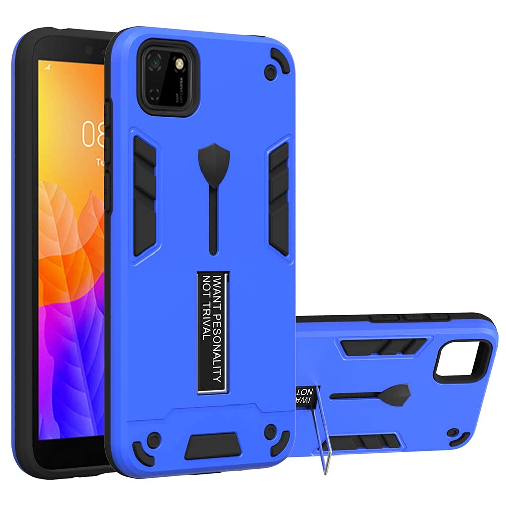 Hicaseer Case for Y5p,TPU Slim bumper Shockproof Case Soft Flexible Rubber Protective Cover Case for Huawei Y5p 5.45" - Blue