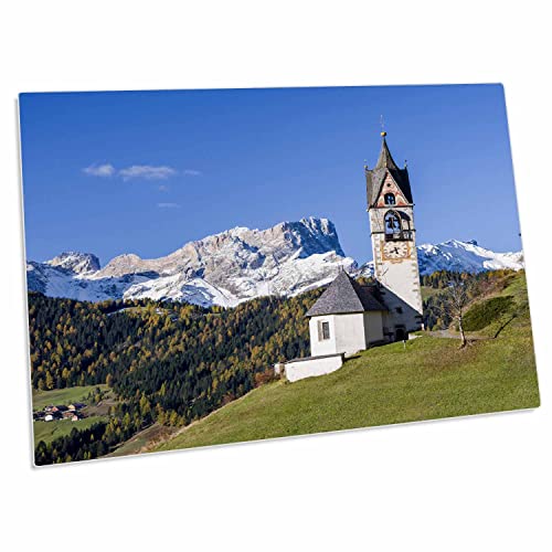 3dRose Chapel Barbarakapelle Pad para escritorio 23x16 pulg