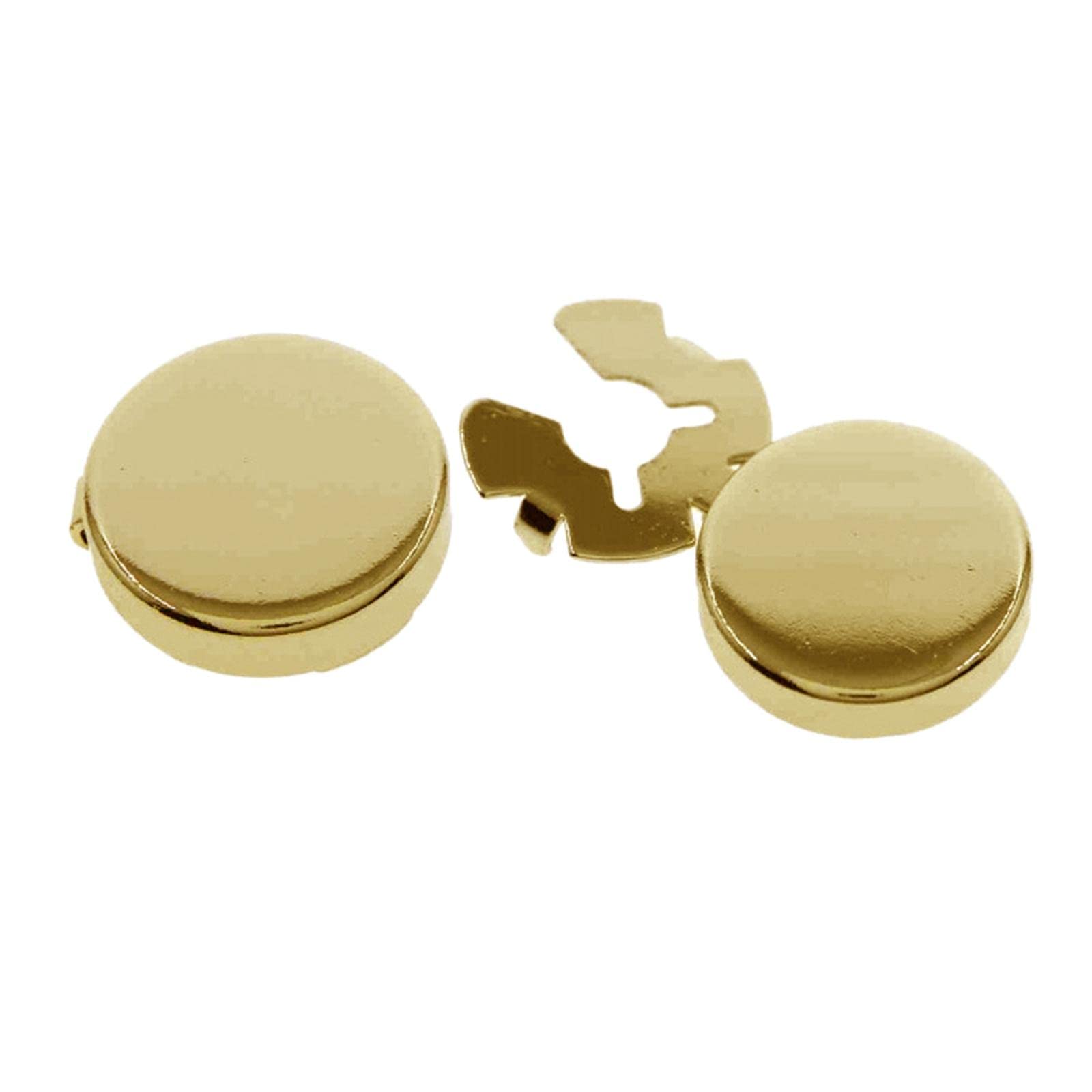 Round Men Cufflinks Cuff Button Covers Business Suit 2 Pieces Men Gift Gold Jewelry & Watches | Mens Jewelry | Cufflinks-picture-50