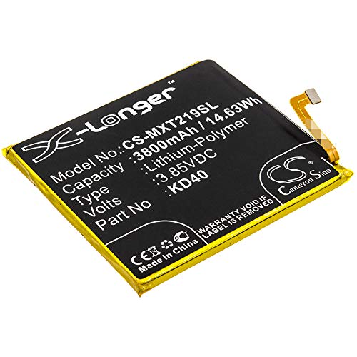 TECHTEK Battery 3800mAh compatible with [Motorola] Moto G8 Plus, XT2019-1, XT2019-2 replaces KD40