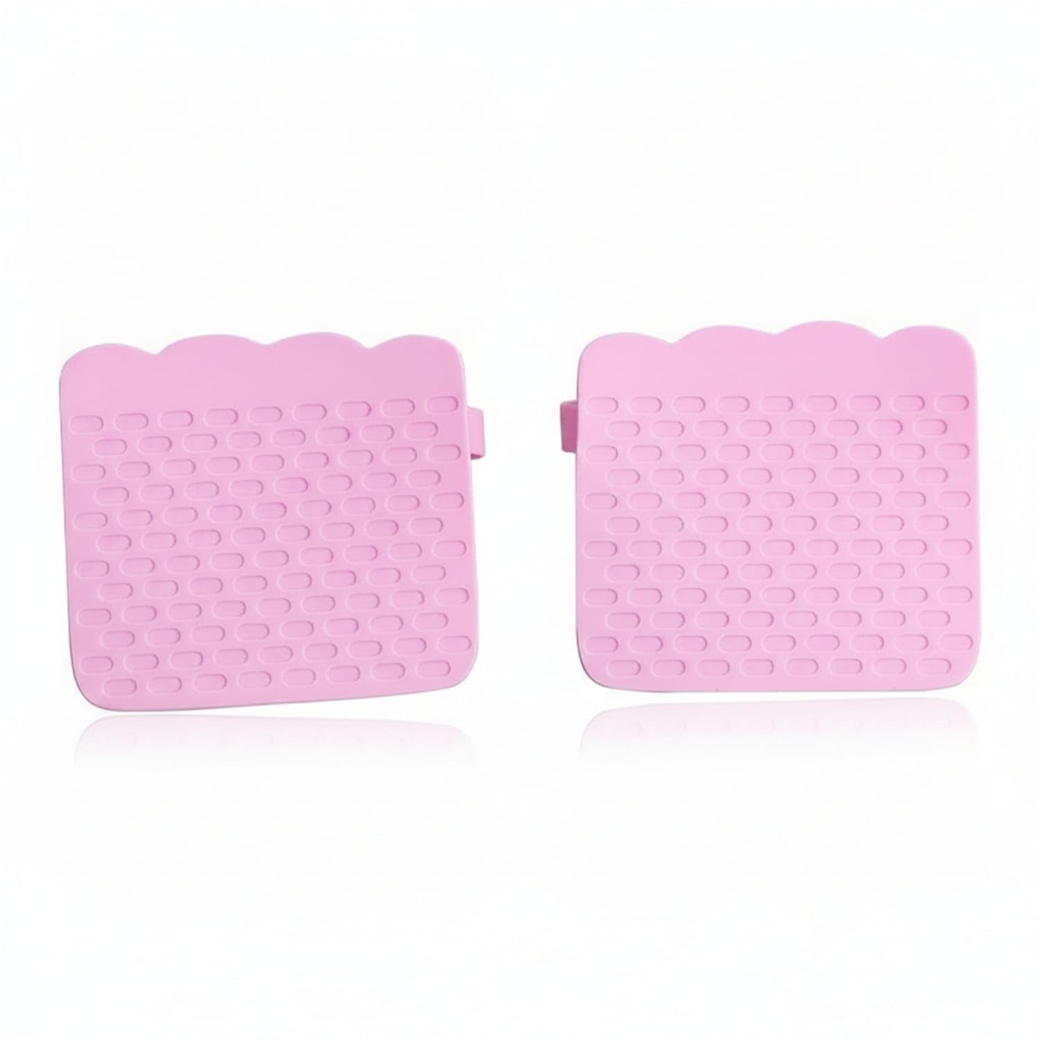 textured silicone hand grip pads wear-resistant pull-up grip | comfortable | silicone build | available in pink | adds both function and style to your space. | makes a thoughtful gift for
